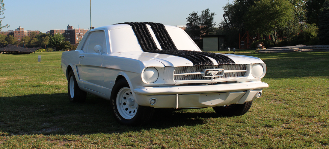 Hugh Hayden American Hero 4 Cornrows 1965 Ford Mustang Sculpture Art